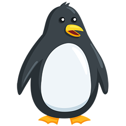 Penguin as drawn by Messenger in 1.0