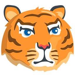 Tiger Face as drawn by Messenger in 1.0