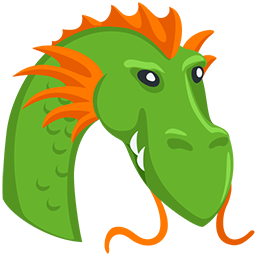 Dragon Face as drawn by Messenger in 1.0