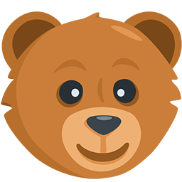 熊 as rendered by Messenger