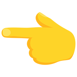 Backhand Index Pointing Left as drawn by Messenger in 1.0