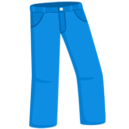 jeans as rendered by Messenger
