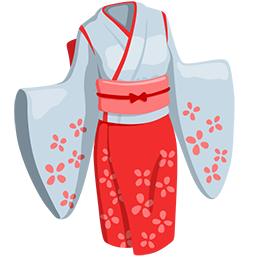 kimono as rendered by Messenger