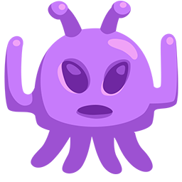 mostro alieno as rendered by Messenger
