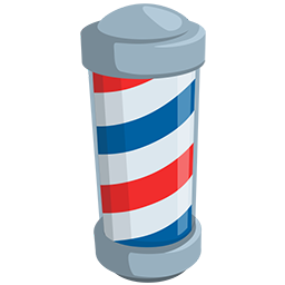 barber pole as rendered by Messenger