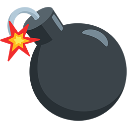 bomb as rendered by Messenger