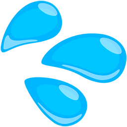 Sweat Droplets as drawn by Messenger in 1.0