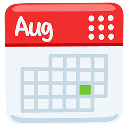 calendar as rendered by Messenger