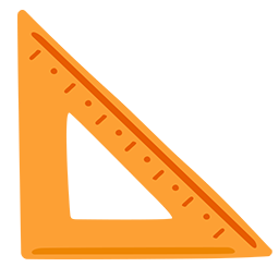 triangular ruler as rendered by Messenger