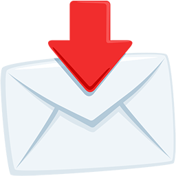 envelope com seta as rendered by Messenger