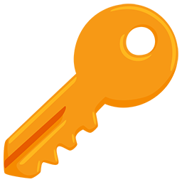 key as rendered by Messenger