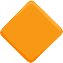 large orange diamond as rendered by Messenger