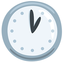 one o’clock as rendered by Messenger