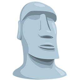 Moai as drawn by Messenger in 1.0