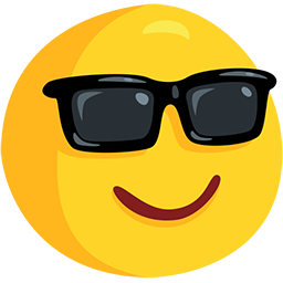 Smiling Face with Sunglasses, the design in this release
