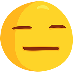 Expressionless Face as drawn by Messenger in 1.0