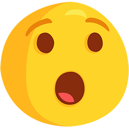 faccina sorpresa as rendered by Messenger