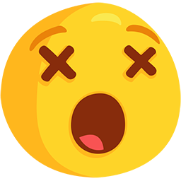 erstauntes Gesicht as rendered by Messenger
