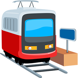 tram as rendered by Messenger