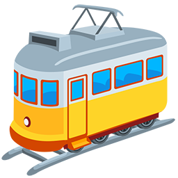 tram car as rendered by Messenger