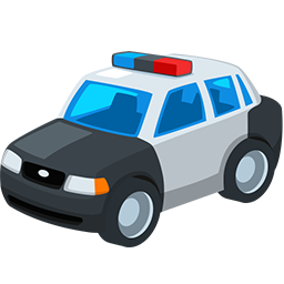 police car as rendered by Messenger