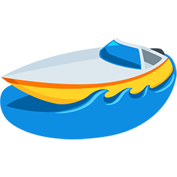 speedboat as rendered by Messenger