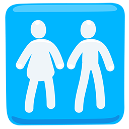 restroom as rendered by Messenger