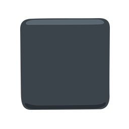 black medium square as rendered by Messenger