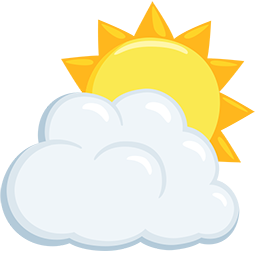 sol por trás das nuvens as rendered by Messenger