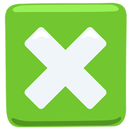 Cross Mark Button as drawn by Messenger in 1.0