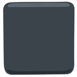black large square as rendered by Messenger