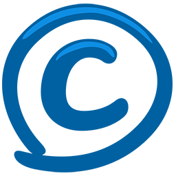 copyright as rendered by Messenger