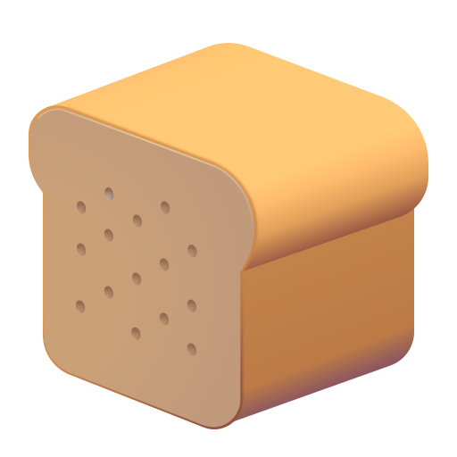 Bread as drawn by Microsoft 3D Fluent in Fluent 15.0