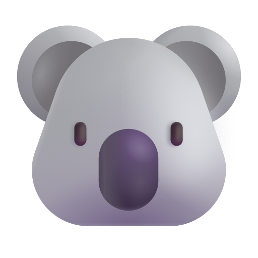 Koala as drawn by Microsoft 3D Fluent in Fluent 15.0