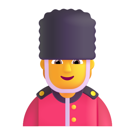 Guard as drawn by Microsoft 3D Fluent in Fluent 15.0