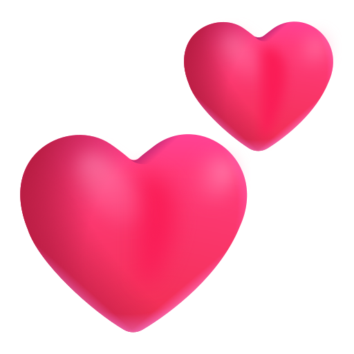 Two Hearts as drawn by Microsoft 3D Fluent in Fluent 15.0