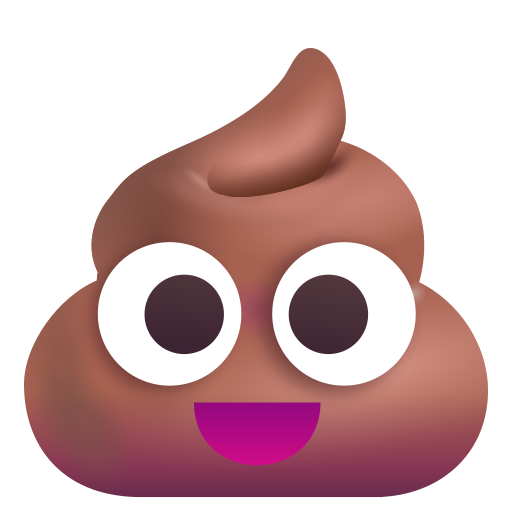 Pile of Poo, the previous design