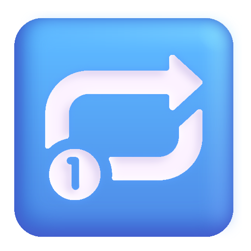 Repeat Single Button as drawn by Microsoft 3D Fluent in Fluent 15.0