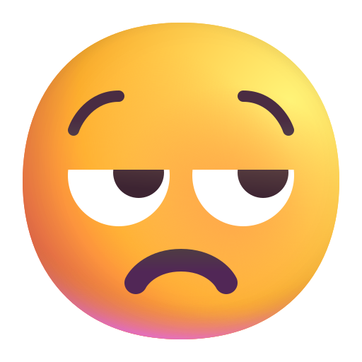 Unamused Face as drawn by Microsoft 3D Fluent in Fluent 15.0