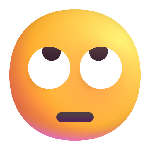 Face with Rolling Eyes, the previous design