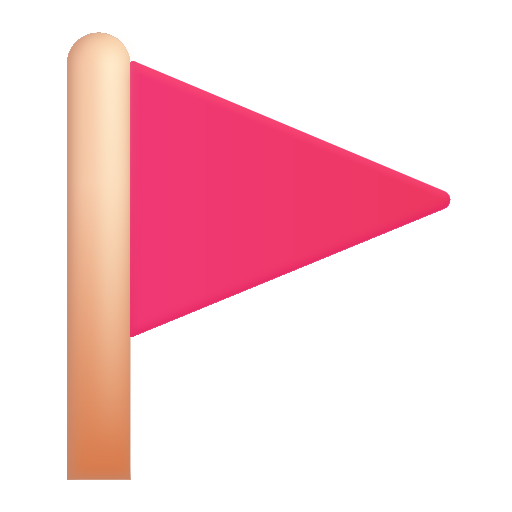 Triangular Flag as drawn by Microsoft 3D Fluent in Fluent 15.0