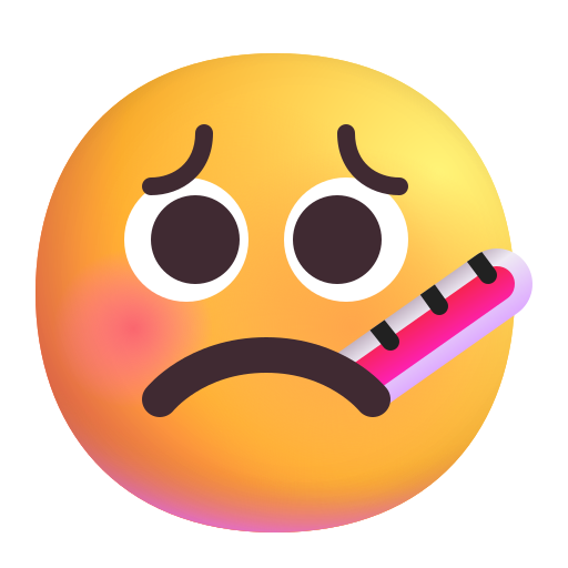 Face with Thermometer as drawn by Microsoft 3D Fluent in Fluent 15.0