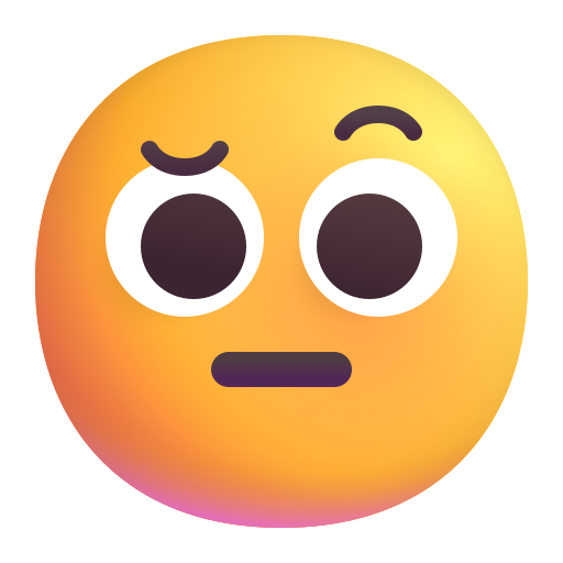 Face with Raised Eyebrow, the previous design