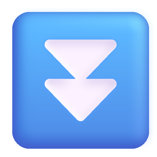 Fast Down Button as drawn by Microsoft 3D Fluent in Fluent 15.0