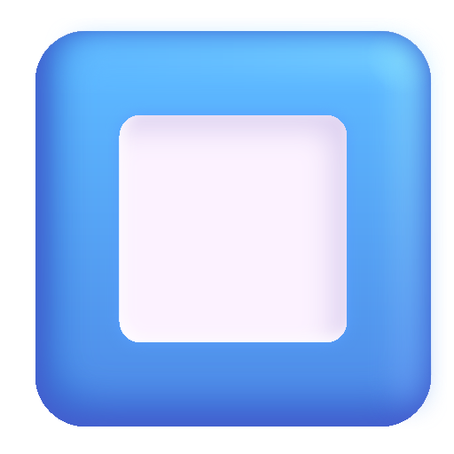 Stop Button as drawn by Microsoft 3D Fluent in Fluent 15.0