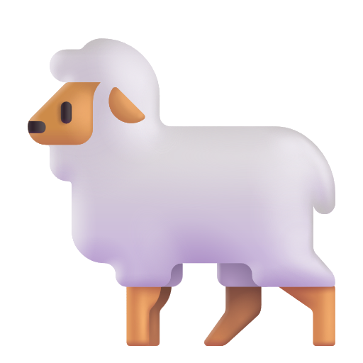 Pecora as drawn by Microsoft 3D Fluent in Fluent 15.1