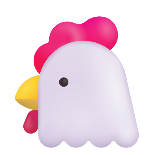 Chicken as drawn by Microsoft 3D Fluent in Fluent 15.1