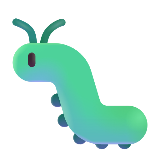 Bug as drawn by Microsoft 3D Fluent in Fluent 15.1