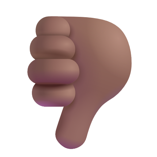 Pouce Vers Le Bas : Peau Mate as drawn by Microsoft 3D Fluent in Fluent 15.1