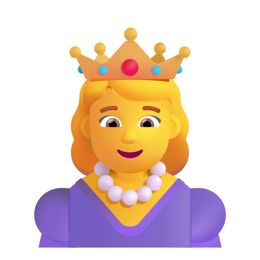 Princess as drawn by Microsoft 3D Fluent in Fluent 15.1